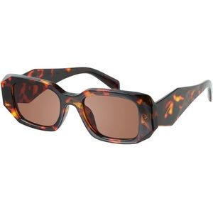 🌟 MUST GO 🌟 Trendy rectangle tortoiseshell sunglasses
